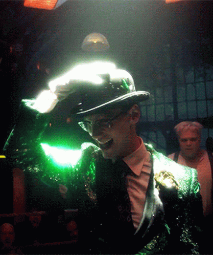 Custom made for jim carey. Riddler Gotham Gif Riddler Gotham Glitter Discover Share Gifs