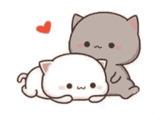 images Gif Chibi Cute Cartoon Cat cat cartoon gifs tenor