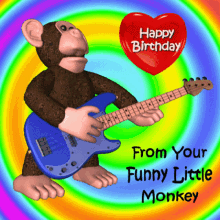 Happy Birthday Monkey Gifs Tenor
