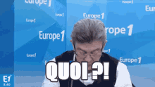 Invité ce mercredi sur europe1, le candidat de la france insoumise a réagi avec étonnement à un propos. Melanchon Gifs Tenor