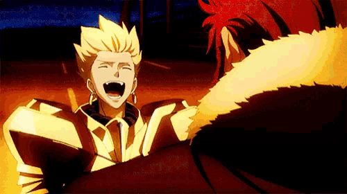 pic Fate Gilgamesh Laugh Gif gilgamesh iskandar gif gilgamesh
