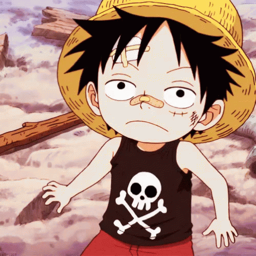 pic One Piece Pfp Luffy Kid one piece puffy strawhat 帽å ã¢ãã¡ gif