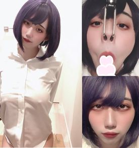 【顔面崩壊】綺麗な顔を鼻フックで歪ませひょっとこフェラで玩具にして遊ぶ。