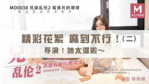 “花絮”md0038 / 兄妹乱伦2 / 导演！她太湿啦～
