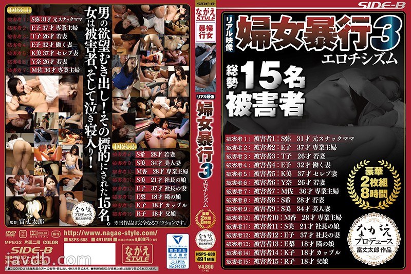 リアル映像 婦女暴行3 豪華2枚組8時間