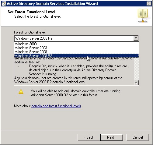 Installing Active Directory Domain Services on Windows Server 2008 R2 ...