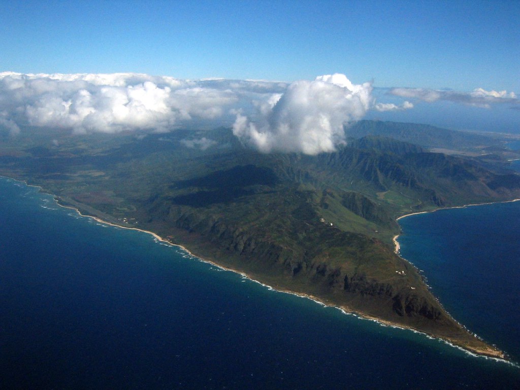 Log cabins is great because people will go two breaks to the right to pipeline leaving log cabins less crowded. Kaena Point | The western-most point of Oahu as seen from