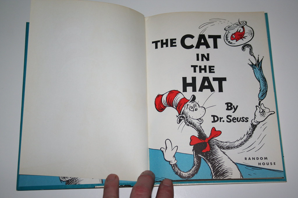 "cat in the hat" title page