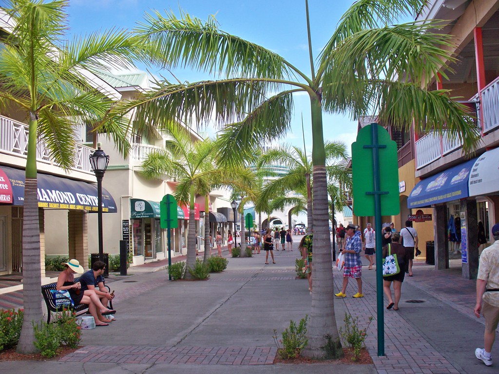 St. kitts shopping area