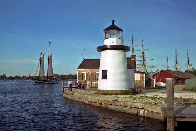 Nantucket is proof that new englanders take summer very, very seriously, and is this island is the ideal place to kick back. Lighthouse at Mystic Seaport, Connecticut | Flickr - Photo Sharing!