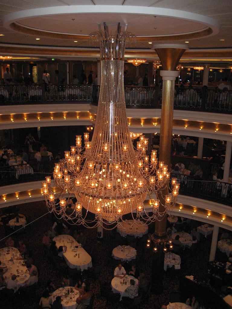 Chandelier In Main Dining Room Of The Independence Of The
