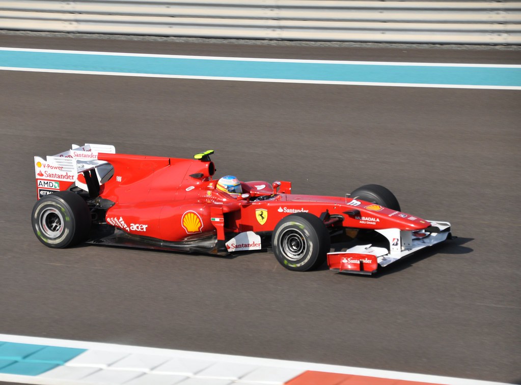 Ferrari F1 Fernando Alonso F1 Yas Marina Circuit 2010