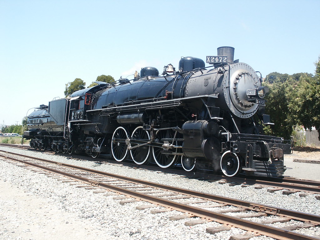 Southern pacific #2472 (baldwin 4-6-2) on the niles canyon…