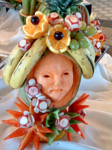 Jewel Of The Seas Fruit Sculpture Windjammer Cafe Choose