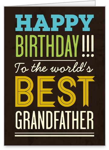 best grandpa 5x7 greeting card birthday cards shutterfly