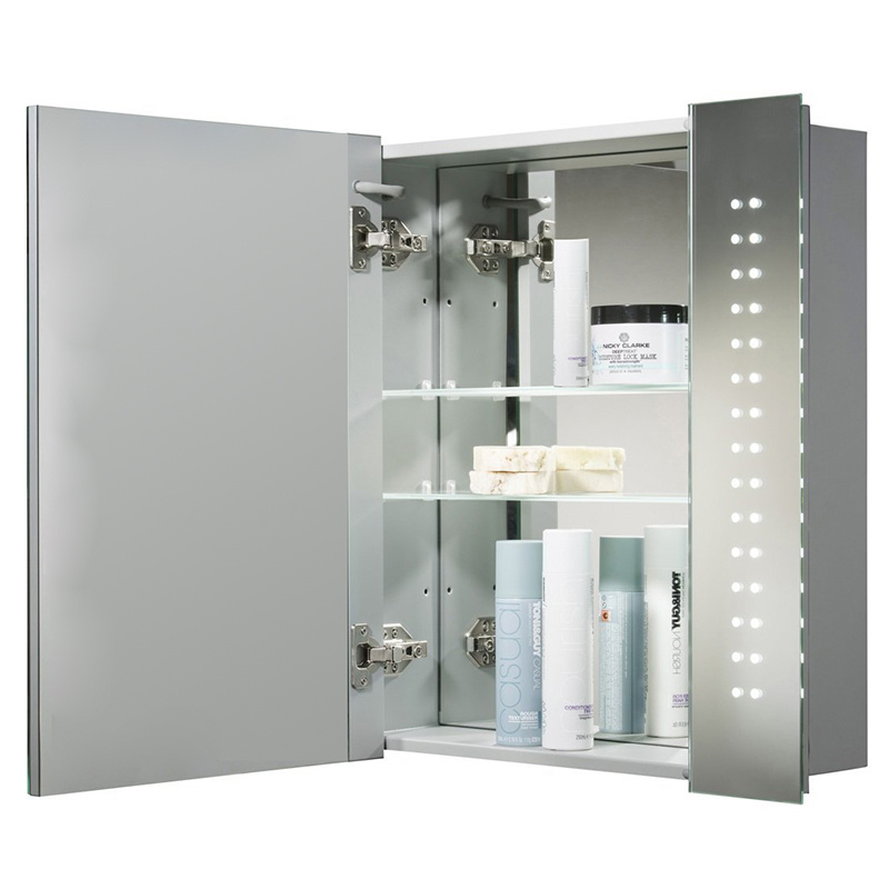 60 LED illuminated Touch Sensor Bathroom Mirrors Cabinets 