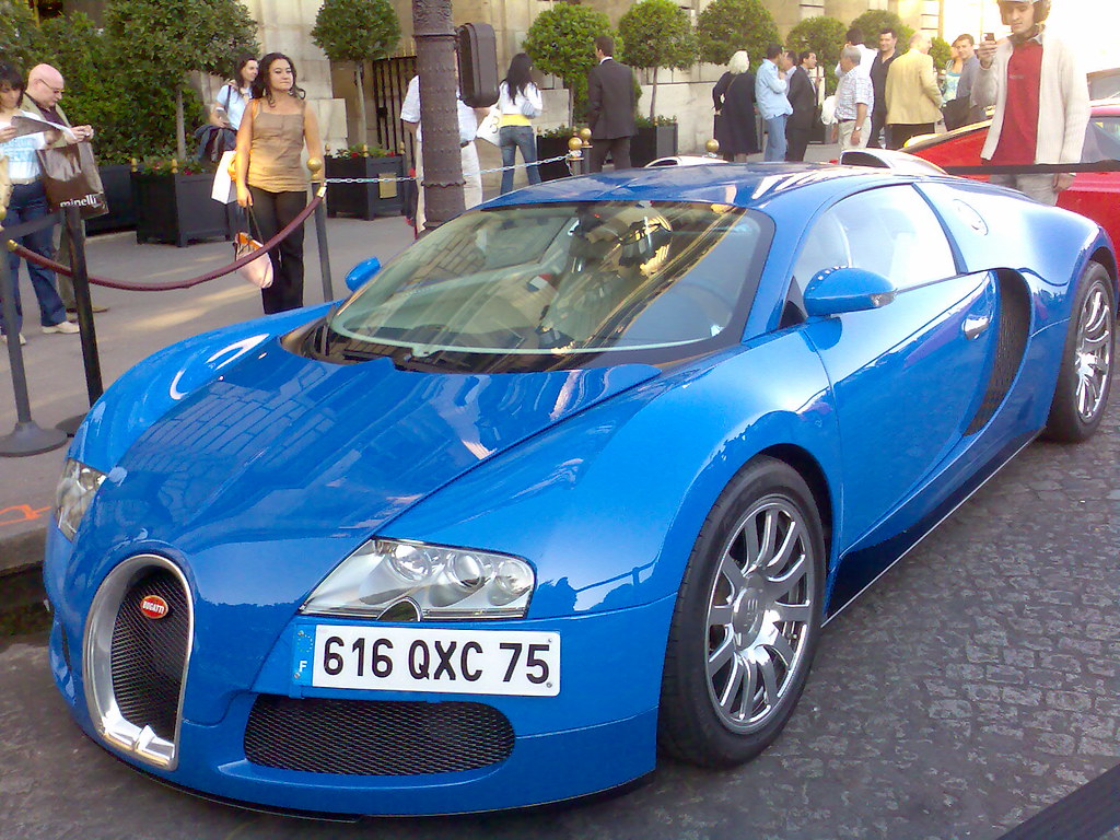 Bugatti dark blue