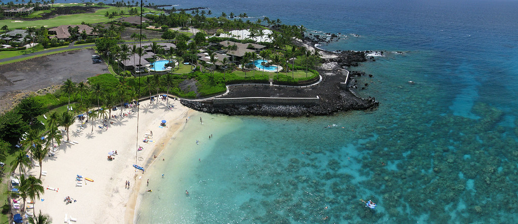 Mauna Lani Beach Club | A smaller panorama of the Mauna  
