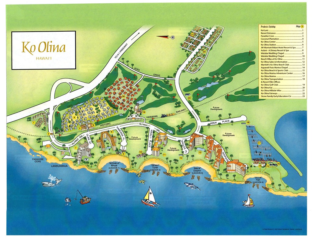 Ko Olina Drawing Map Maps Provided By The Ko Olina Resort Joel Flickr 5735383416 06c34bf476 B 