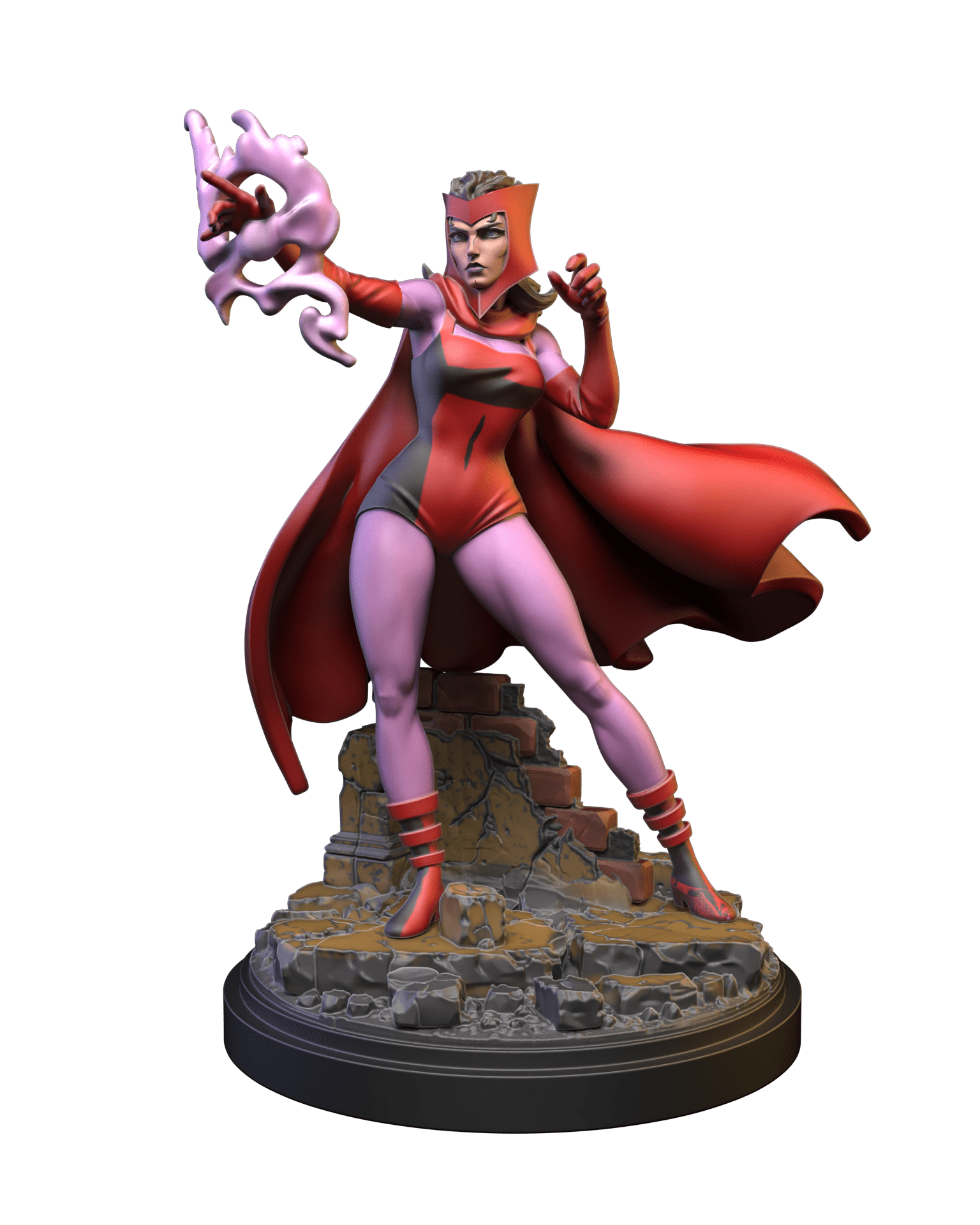 Hex Girl | Silver Age Scarlet Witch 3D Printing Miniature