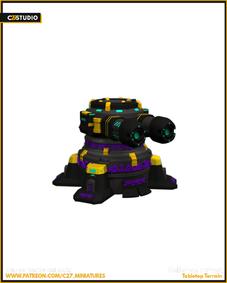 DefenseTurret | HiddenKingdom | Terrain STL