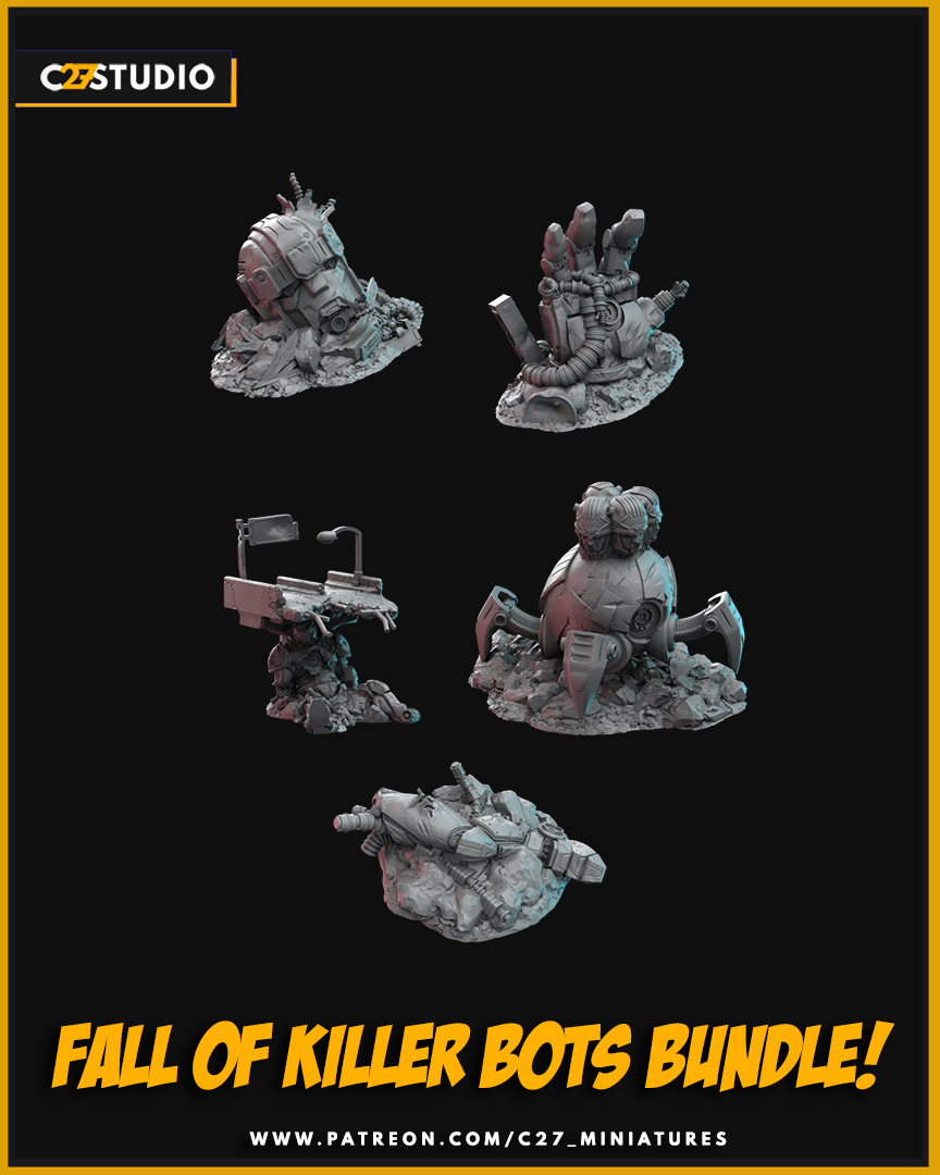 FallofKillerBots Bundle | Terrain STL
