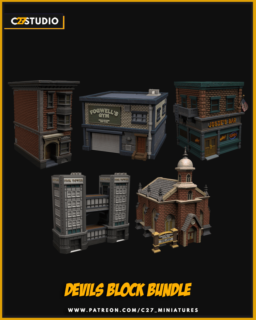 DevilsBlock Bundle | Terrain STL