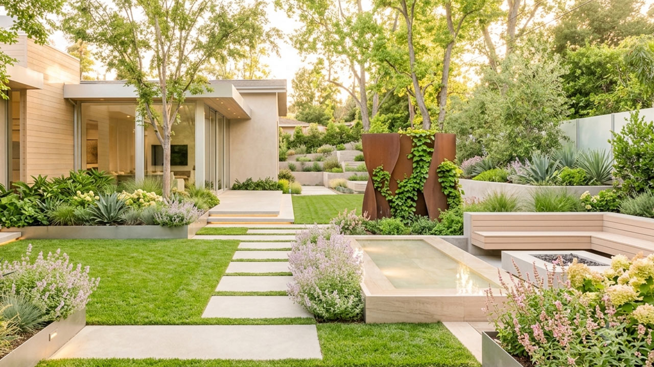 Main types of modern landscape designs