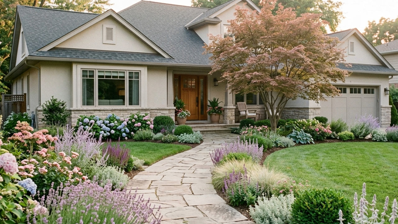Basic principles of landscape design, how they work and how to use them.