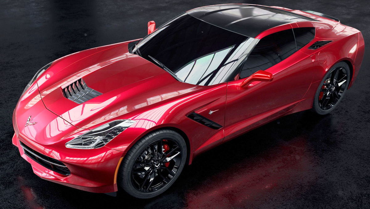 New Chevrolet Corvette Rigged 3d Model Free C4d Models