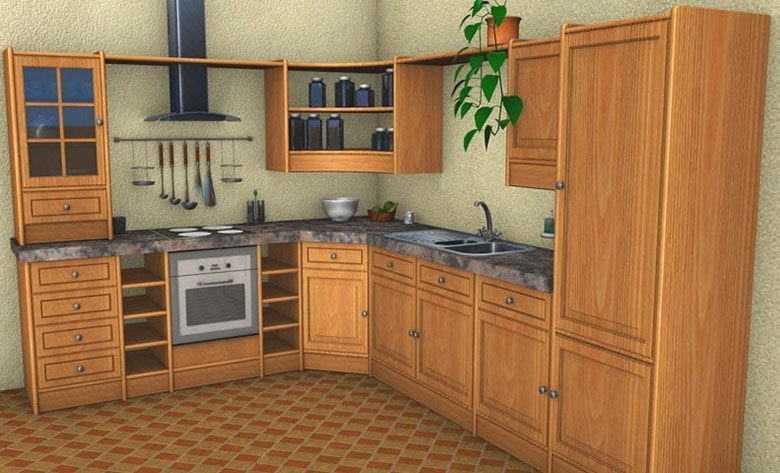 Old Kitchen Scene 3d Model Free C4d Models