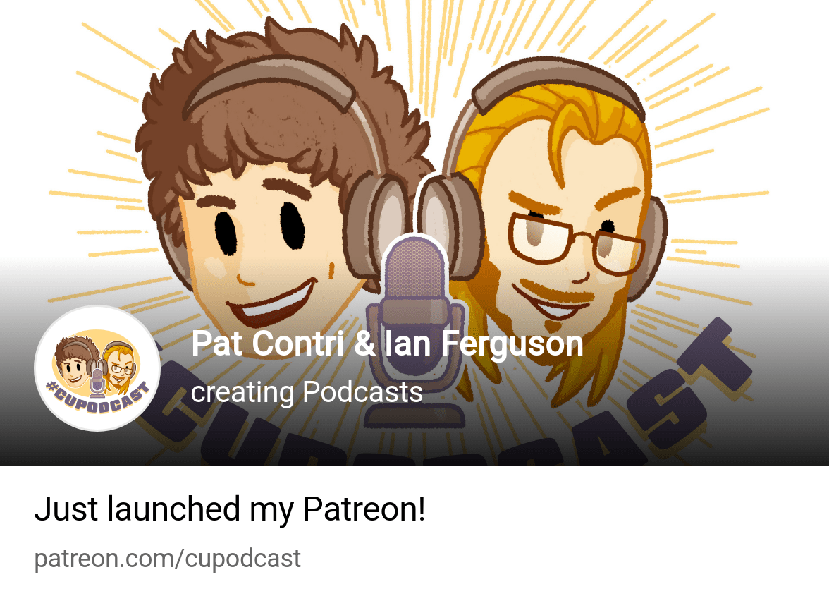 Pat Contri & Ian Ferguson | creating Podcasts | Patreon