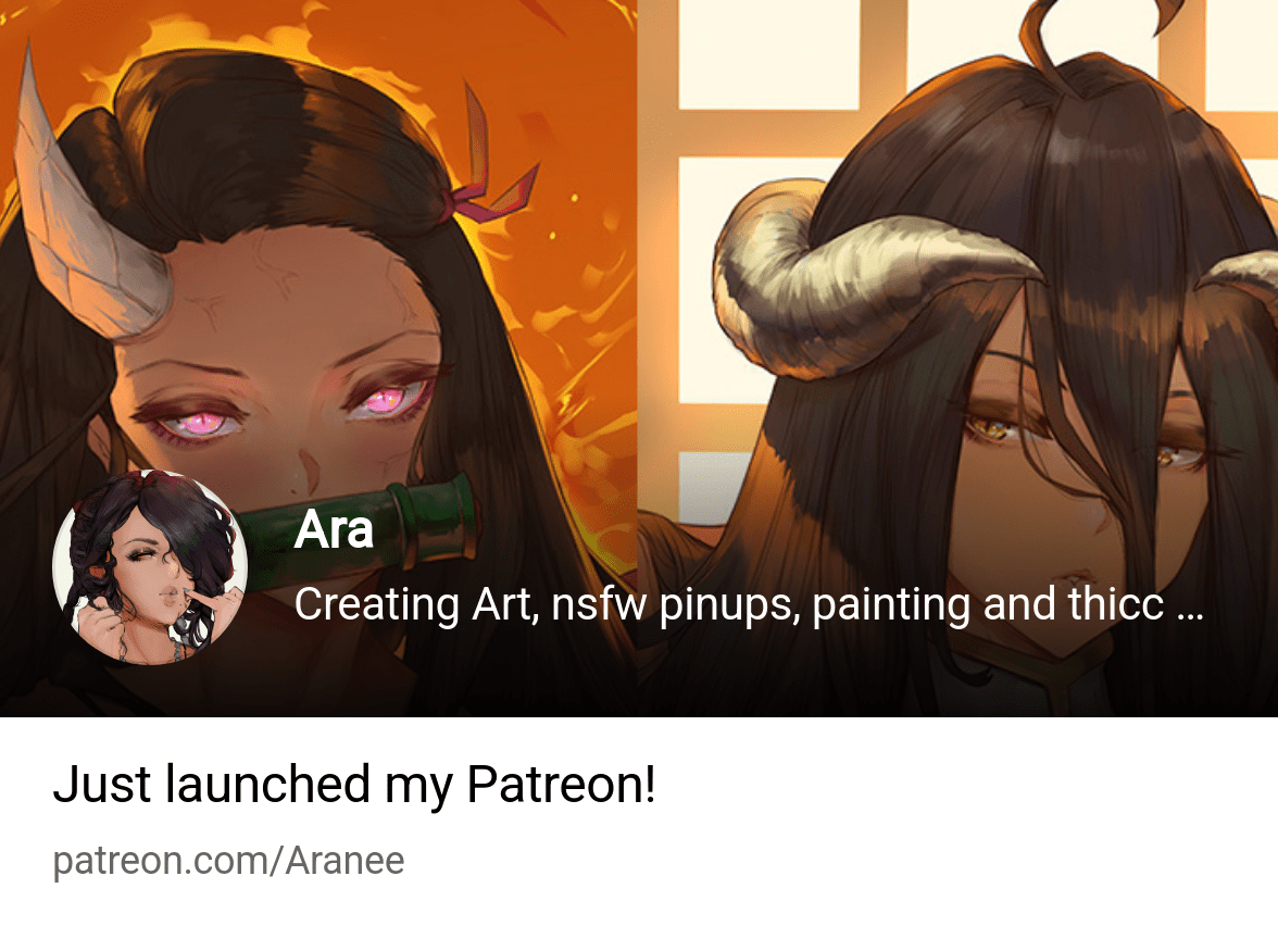 Ara | Creating Art, nsfw pinups, painting and thicc waifus | Patreon