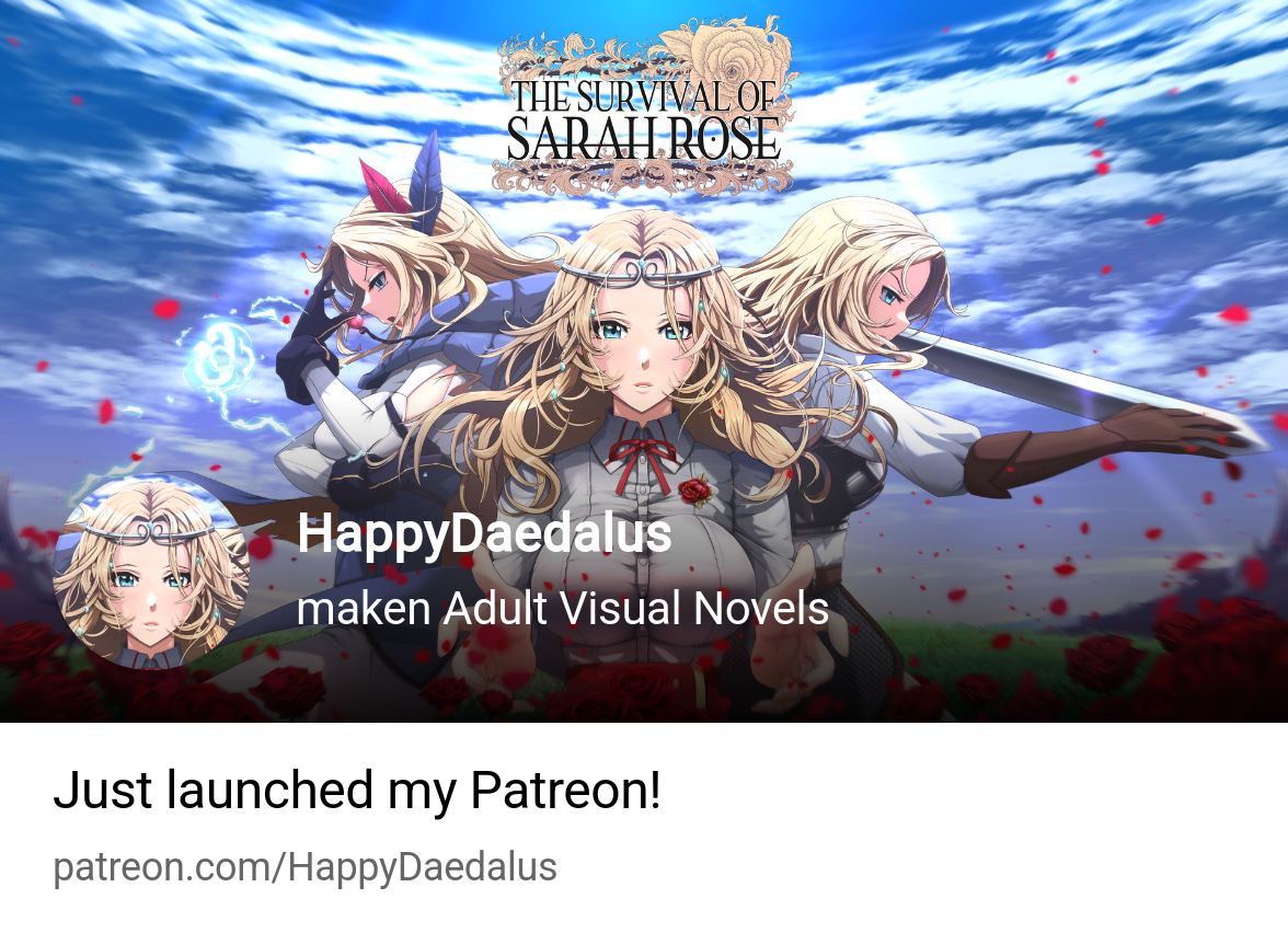 HappyDaedalus | maken Adult Visual Novels | Patreon