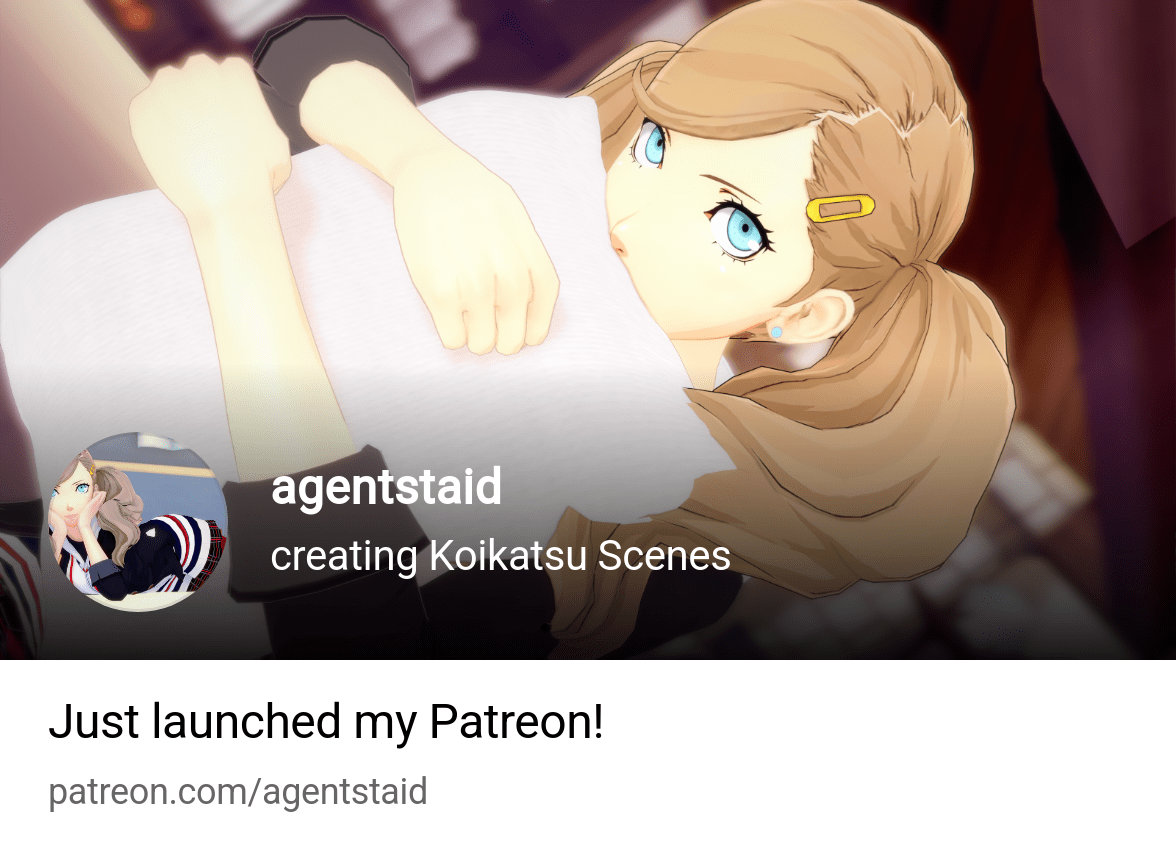 agentstaid | creating Koikatsu Scenes | Patreon