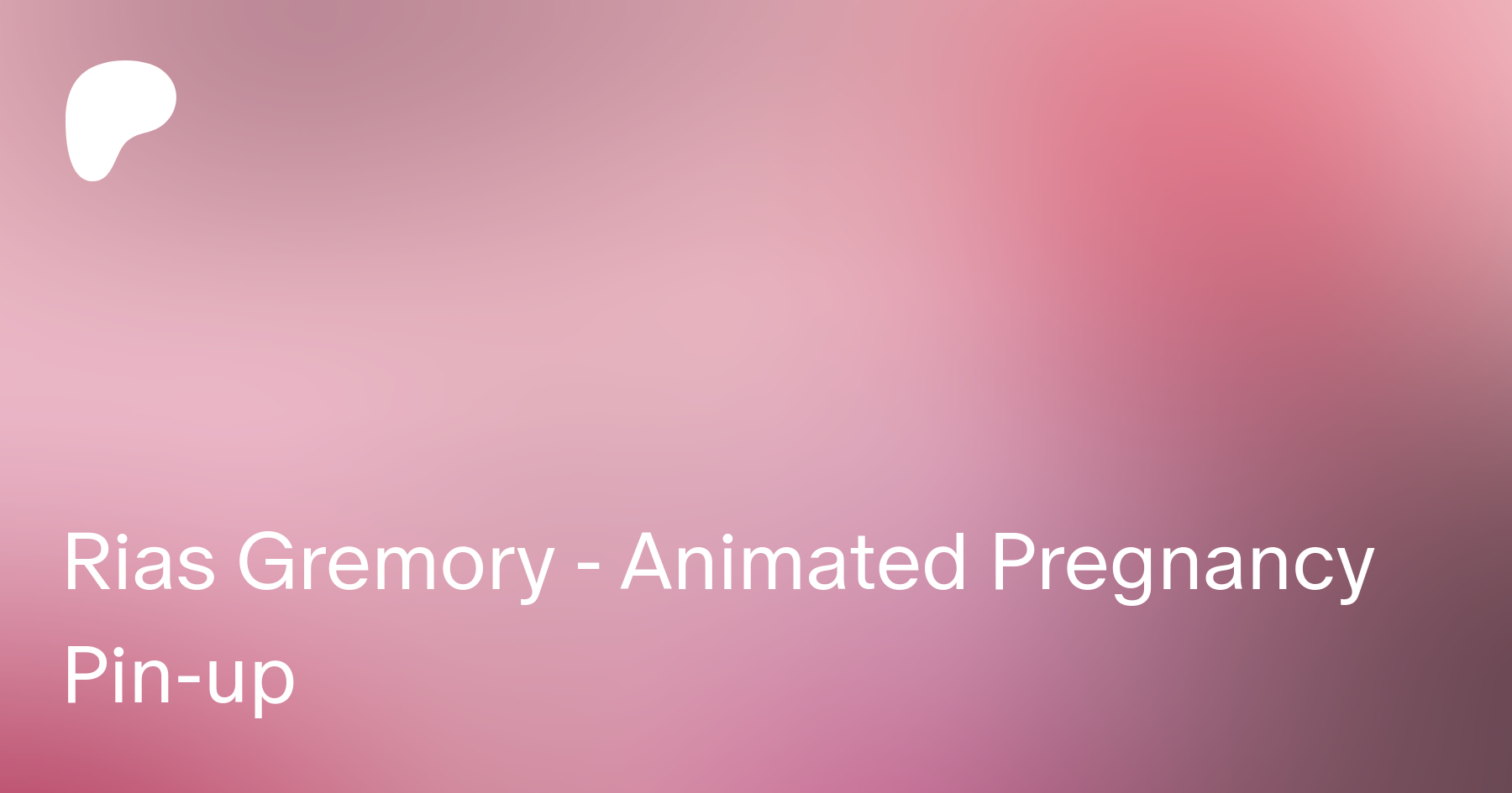 Rias Gremory - Animated Pregnancy Pin-up | Patreon