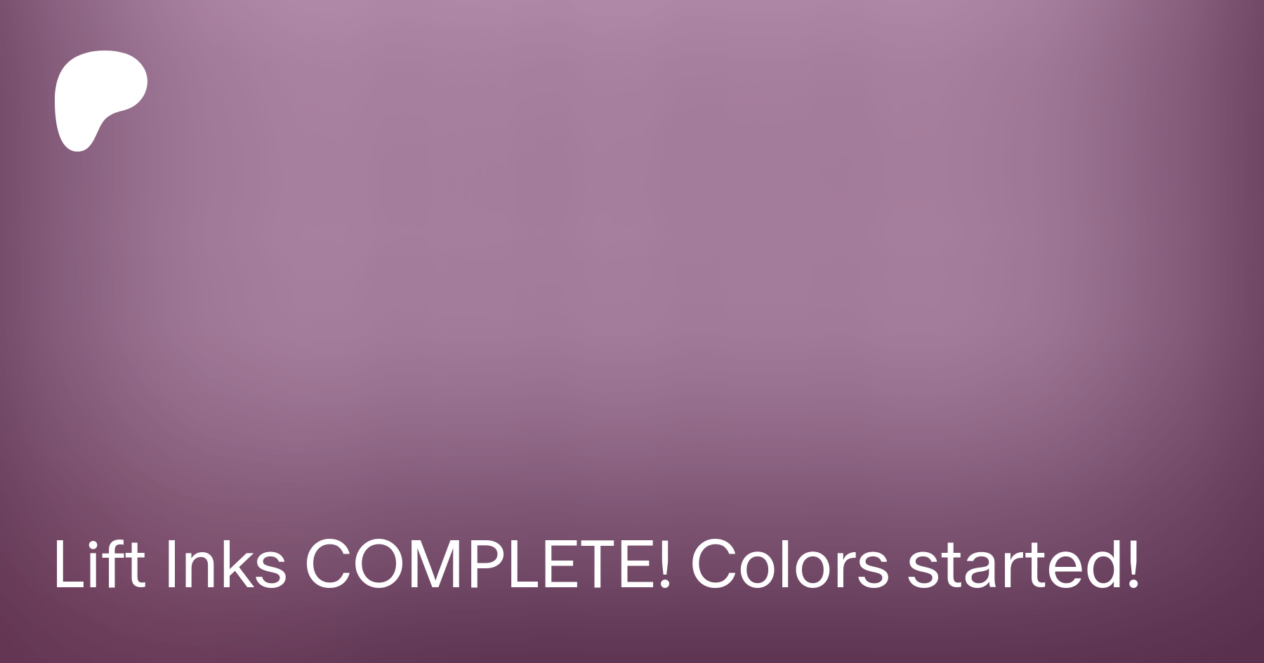 Lift Inks COMPLETE! Colors started! | Patreon