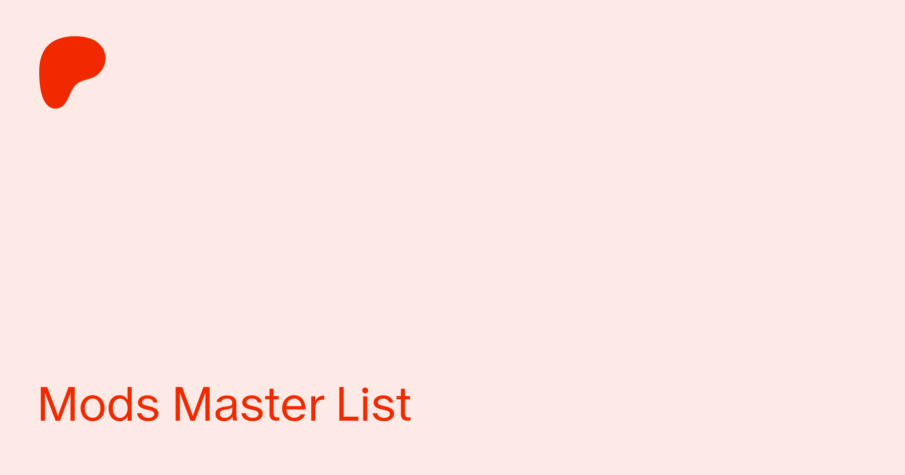 Mods Master List | Patreon