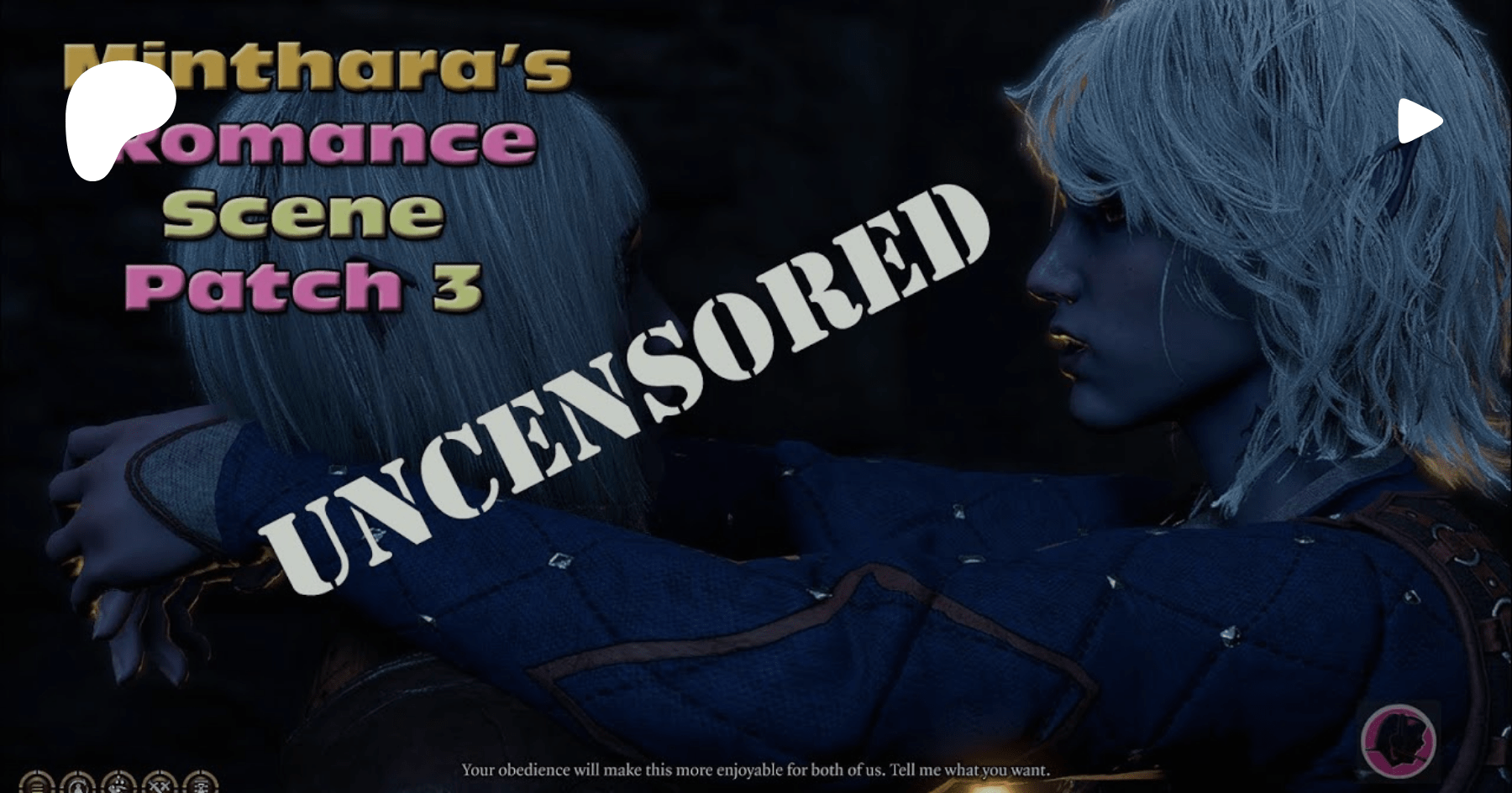 Minthara's Romance Scene - Uncensored | Patreon