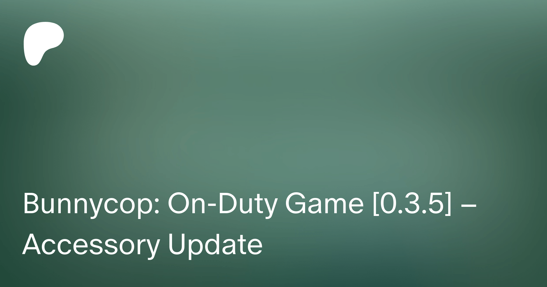 Bunnycop: On-Duty Game [0.3.5] – Accessory Update | Patreon