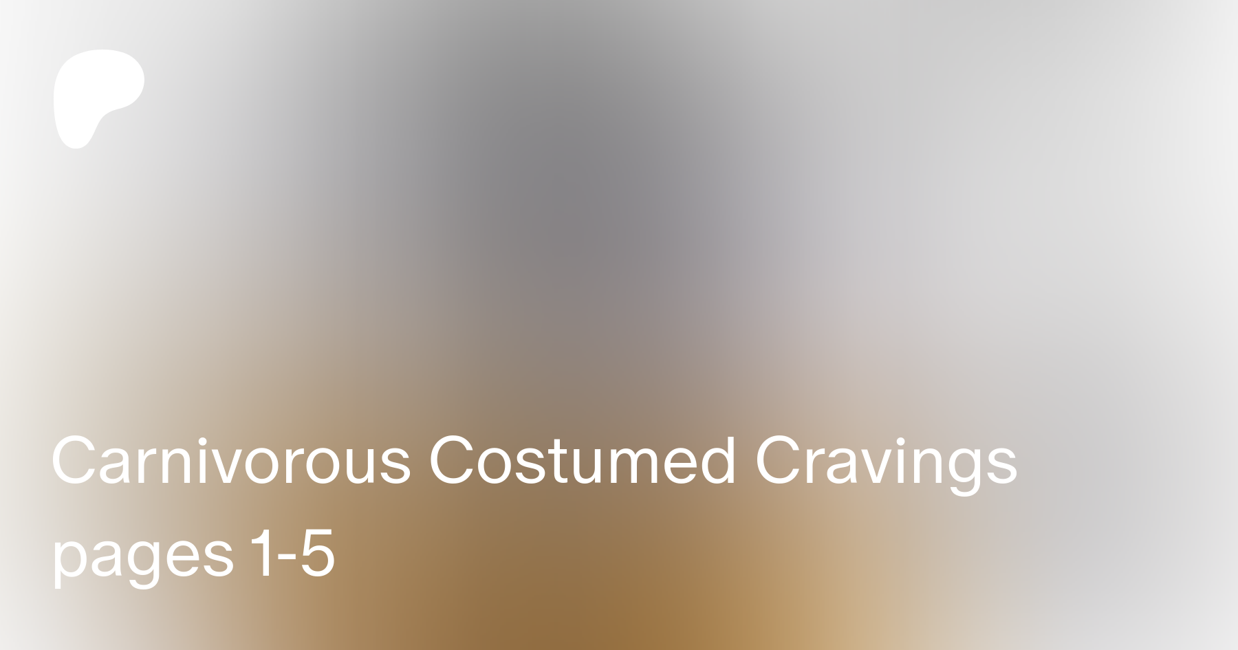 Carnivorous Costumed Cravings pages 1-5 | Patreon