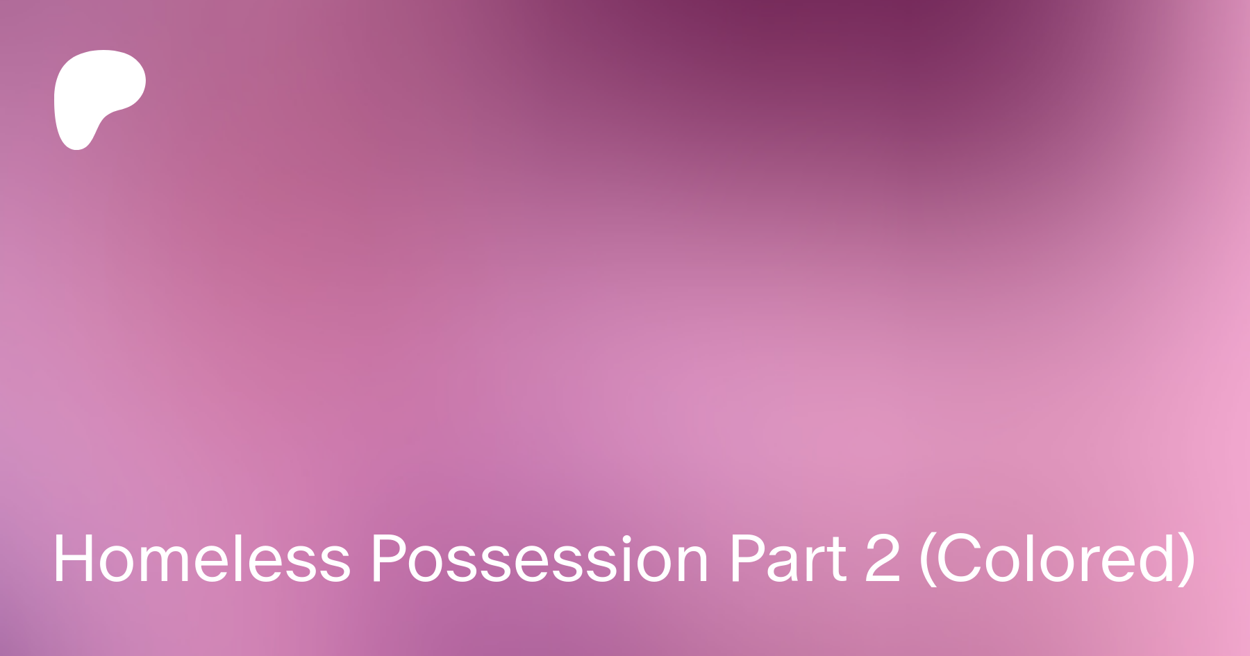 Homeless Possession Part 2 (Colored) | Patreon