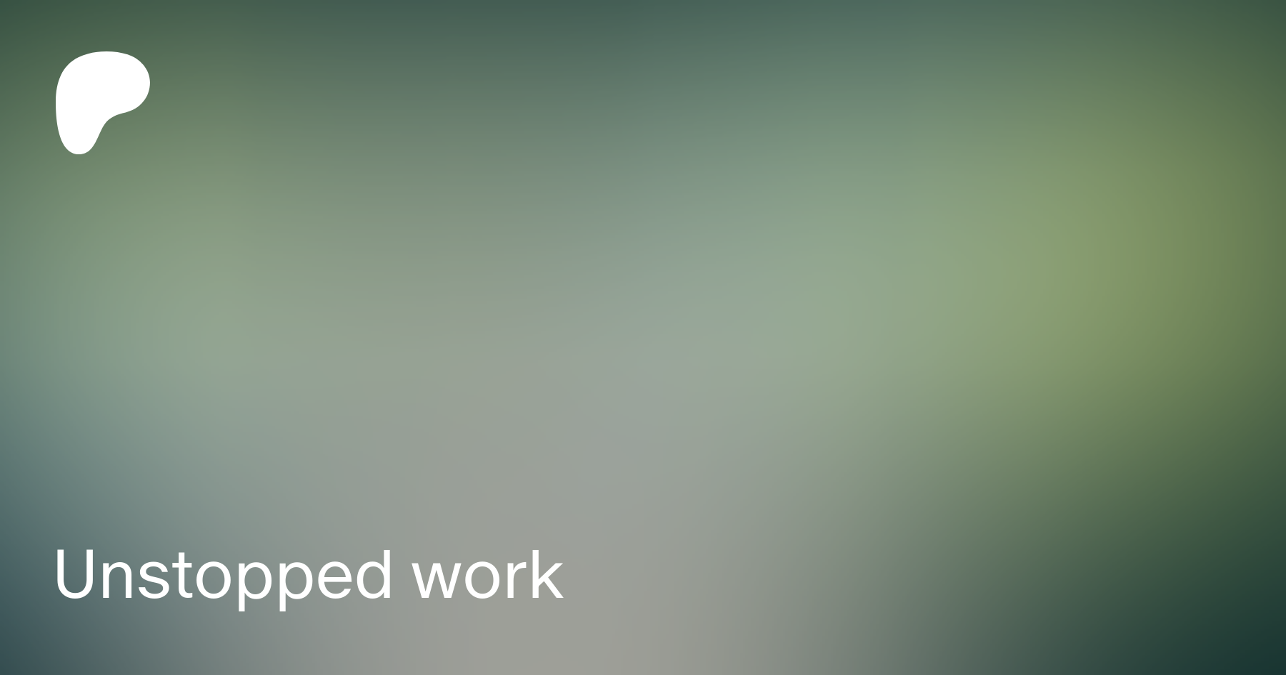Unstopped work | Patreon