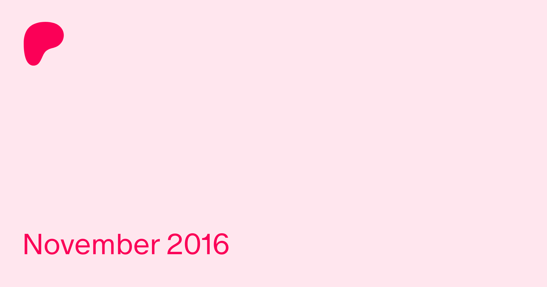 November 2016 | Patreon