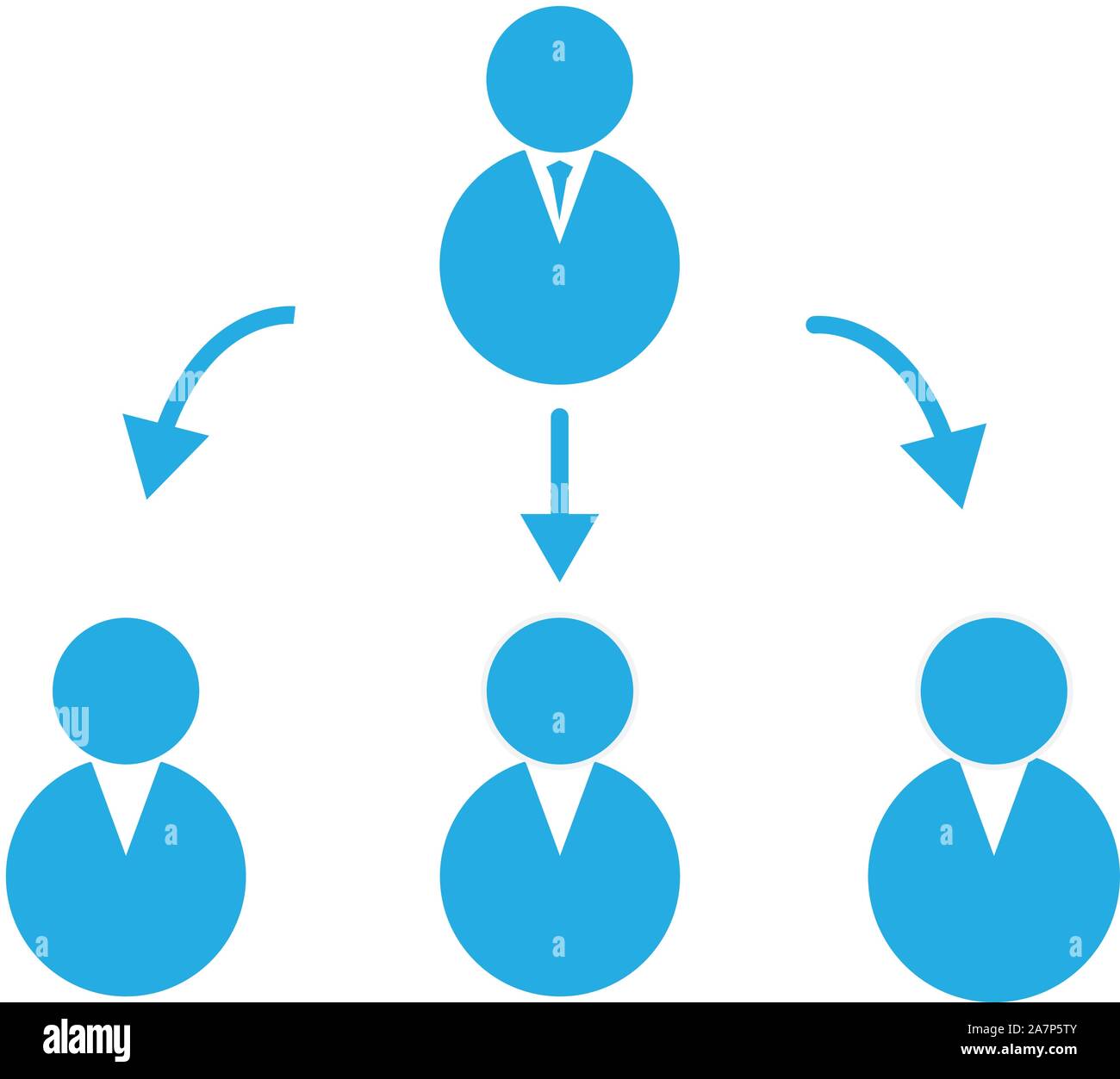 wallpapers Manager Icon Blue https www alamy com teamwork icon on white background manager icon flat style team icon for your web site design logo app ui image331787147 html