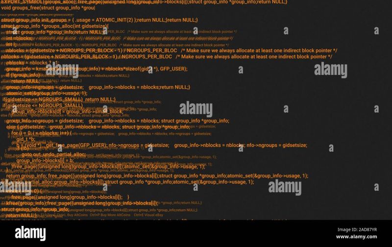 Orange Screen Coding Hacker Concept Animation With Glitch Programming - Premium Sunset Image Gallery - 4K