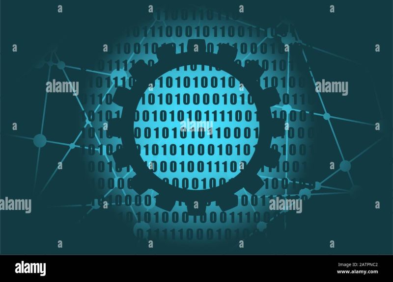 Binary Code Backdrop Stock Photo Alamy - Elegant Landscape Background - HD