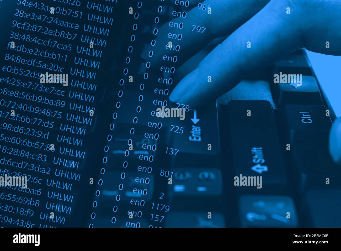 Porn and pornography - keyboard of laptop with letters. Internet as source  of videos and films with nudity and sexual content. Black and white Stock  Photo - Alamy