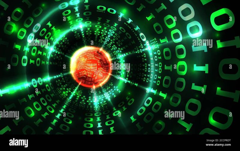 Error Message In Computer Data Matrix Red Binary Background Hacker And Internet Computer - Best Dark Arts in 8K