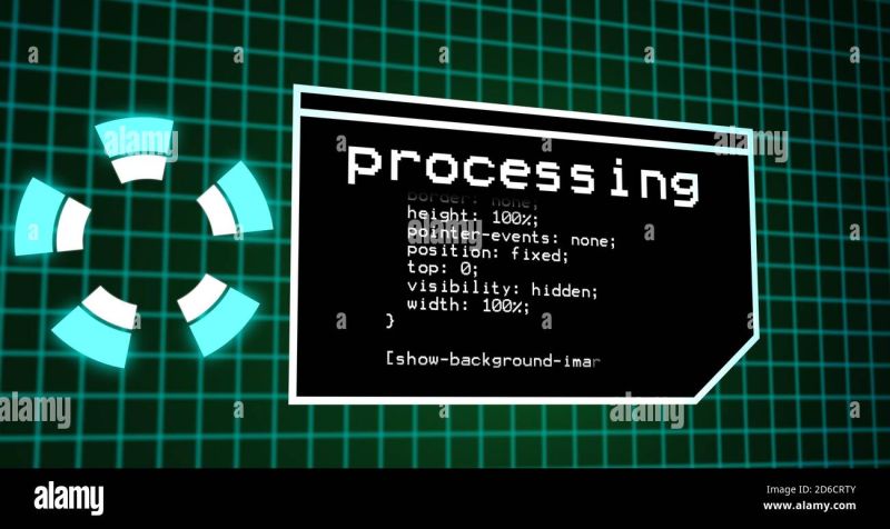 Programing Coding Process On Terminal Control Panel Data Processing - 8K Colorful Photos for Desktop